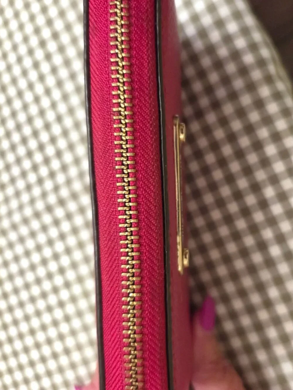 Michael Kors Jet Set Continental Wallet - Red _GUC